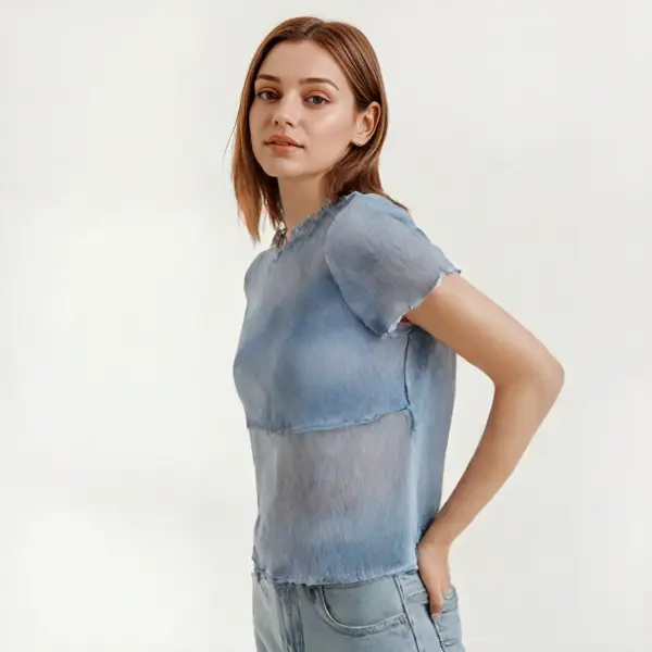 Round neck T-shirt - Image 2