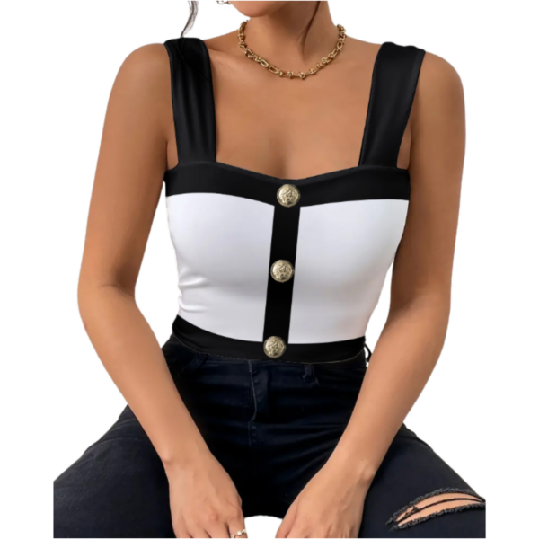 Sleeveless White Top - Image 2